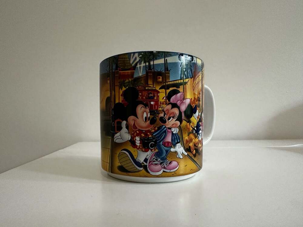 Vintage Disney MGM Studios Mickey and Minnie Mouse Coffee Mug